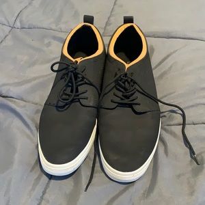 Aldo Black Leather Sneakers Men’s Size 11